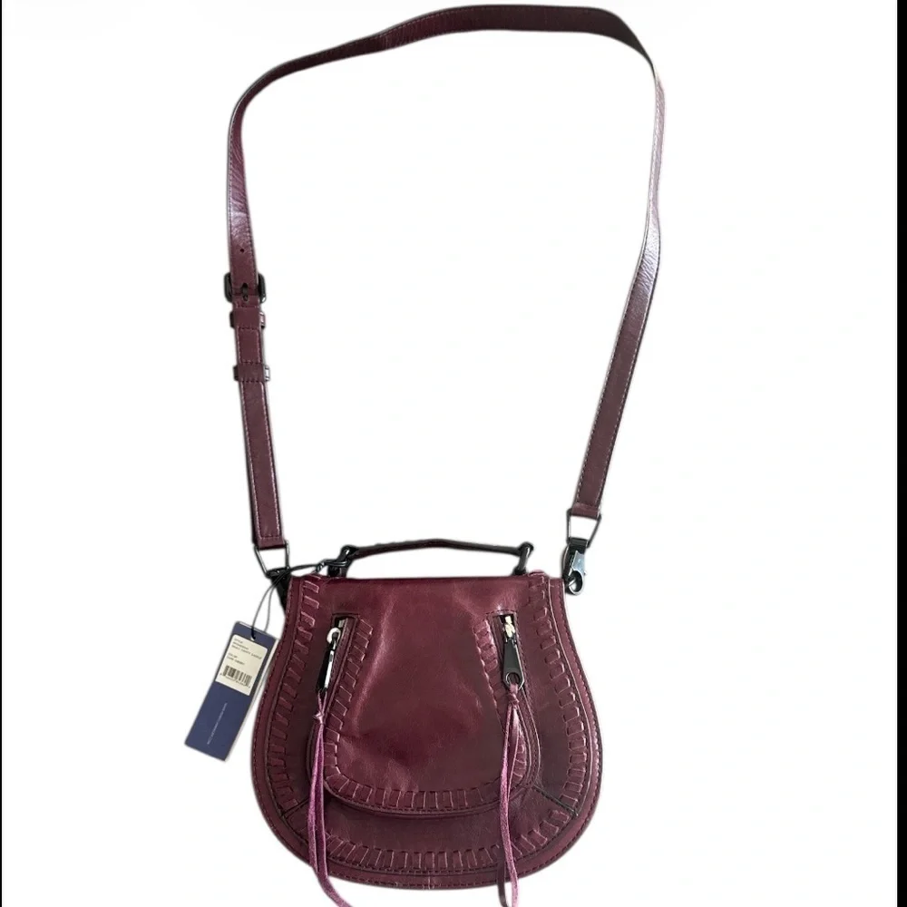 Rebecca Minkoff Small Vanity Saddle Cherry Crossbody Bag NWT